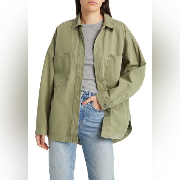 Treasure & Bond OVERSIZED UTILITY JACKET (Shacket) - Picture 2 of 7